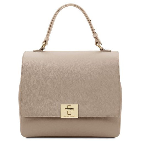 Silene - Leather convertible backpack handbag